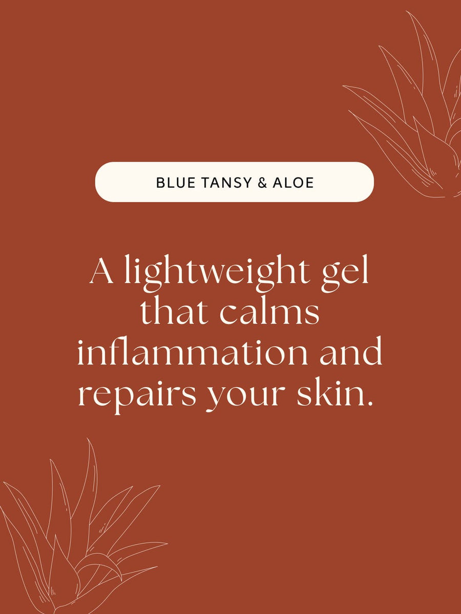 Blue Tansy Face Mask