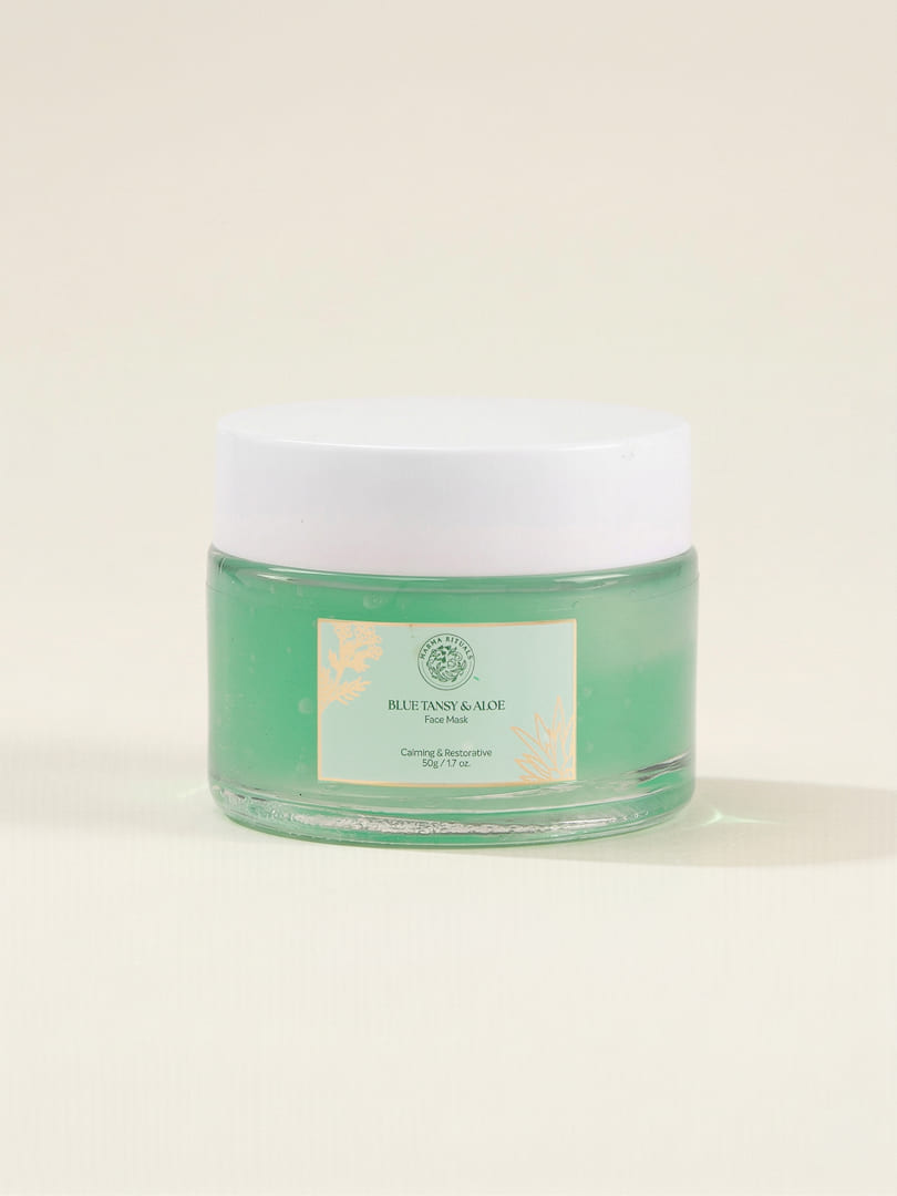 Blue Tansy Face Mask